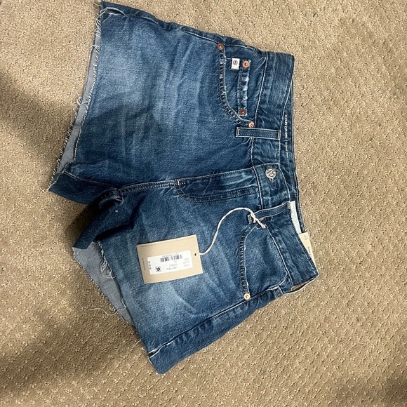AG Adriano Goldschmied Hailey Cut-Off Denim Shorts NWT Size 25 – Vintage Wash - Picture 8 of 8